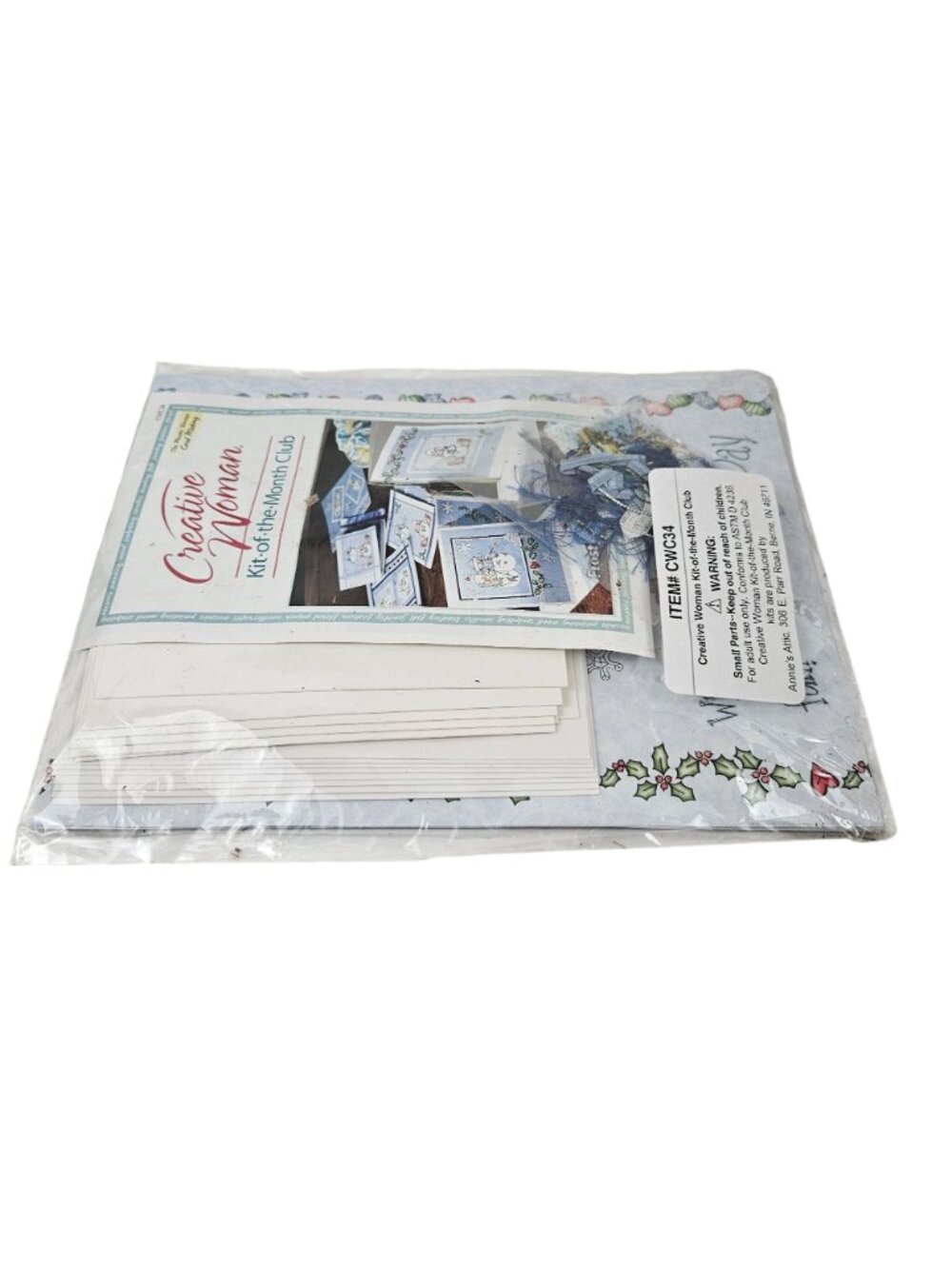 Creative Woman Kit of the Month Club CW 34 Snowman Card Making Annie's Attic NEW - Picture 7 of 7
